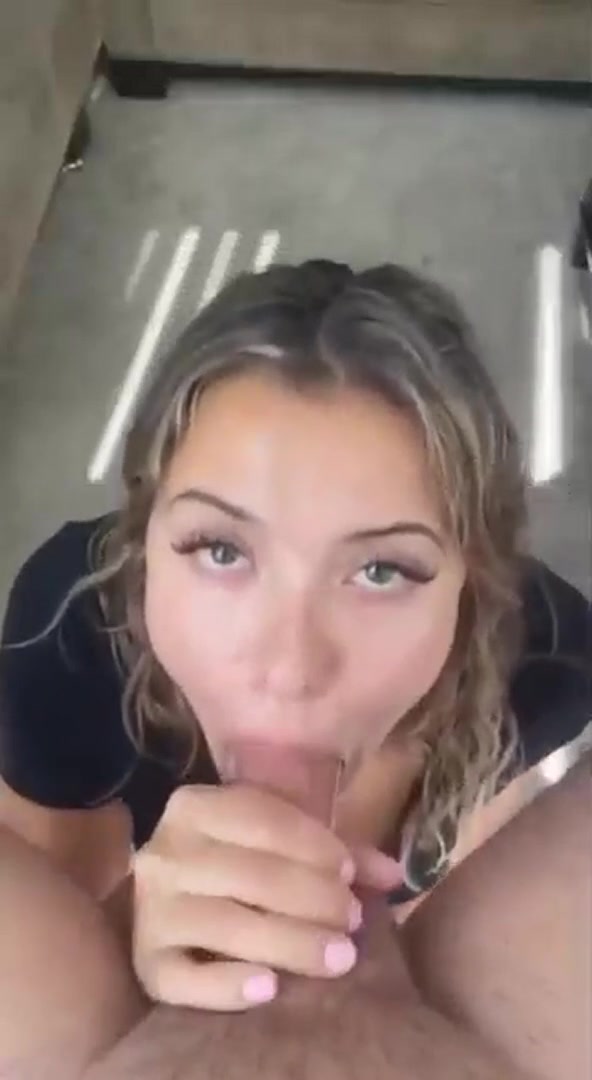 Blonde latina cumshot after blowjob