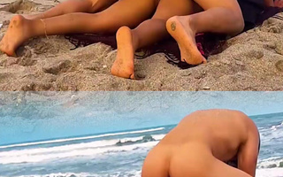 Sunbath & Sex! Latina gets Prone-Boned by stranger