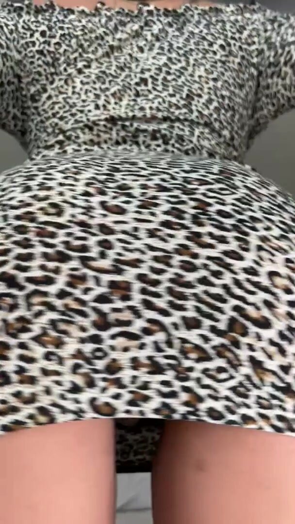 I caught you peeking under my dress ;)