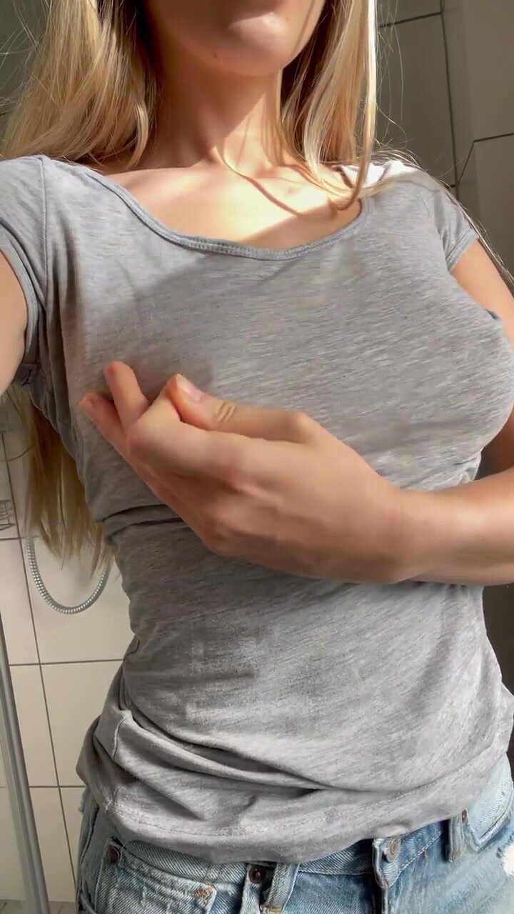 Only 19 but I hope I can make your day better with showing you my tits