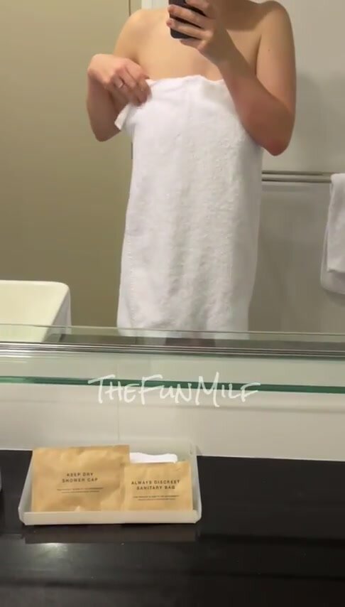 Towel drop after 3 kids…