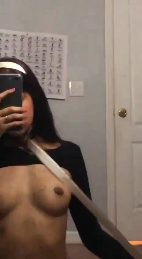 petite indian babe leashed and ready to be your pet