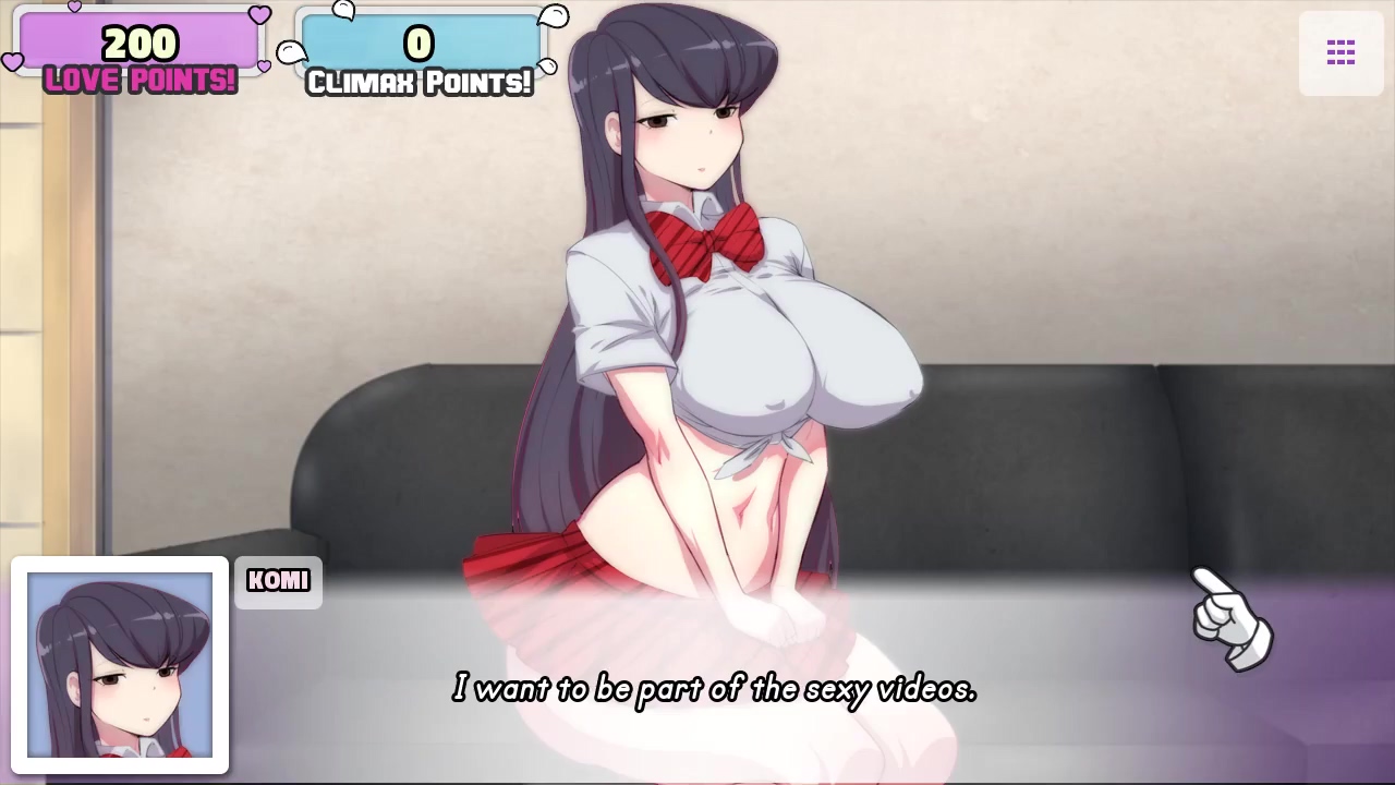 Play the LoveSkySanHentai VR Game To Satisfy a Lusty Busty Komi Shouko