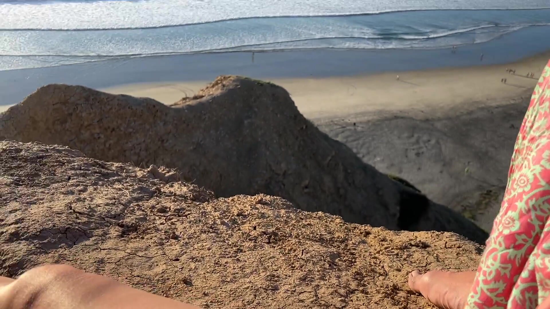 Buzzing one out on the top of the trail while people walked by. I had my backpack behind me, so pretty sure no one saw...