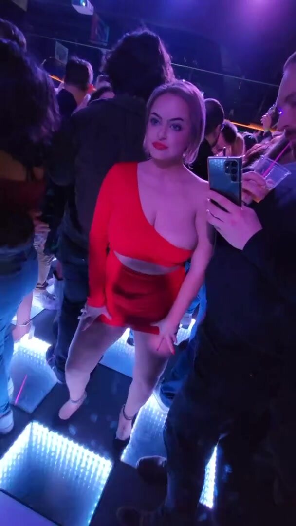 flashing my big naturals in a packed club turns me on