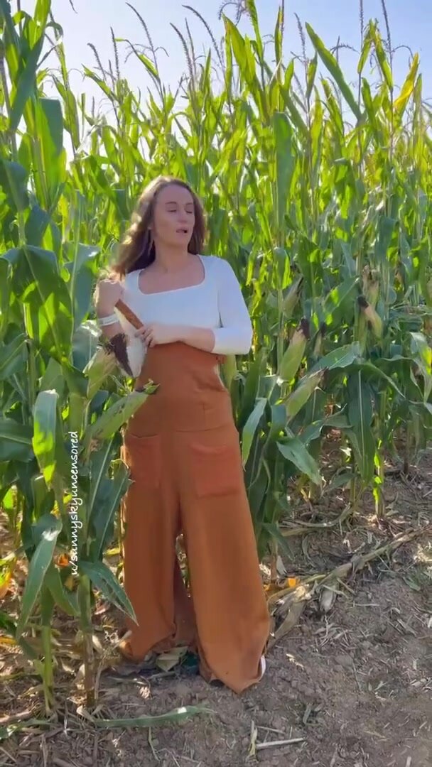 Teasing you in the corn maze