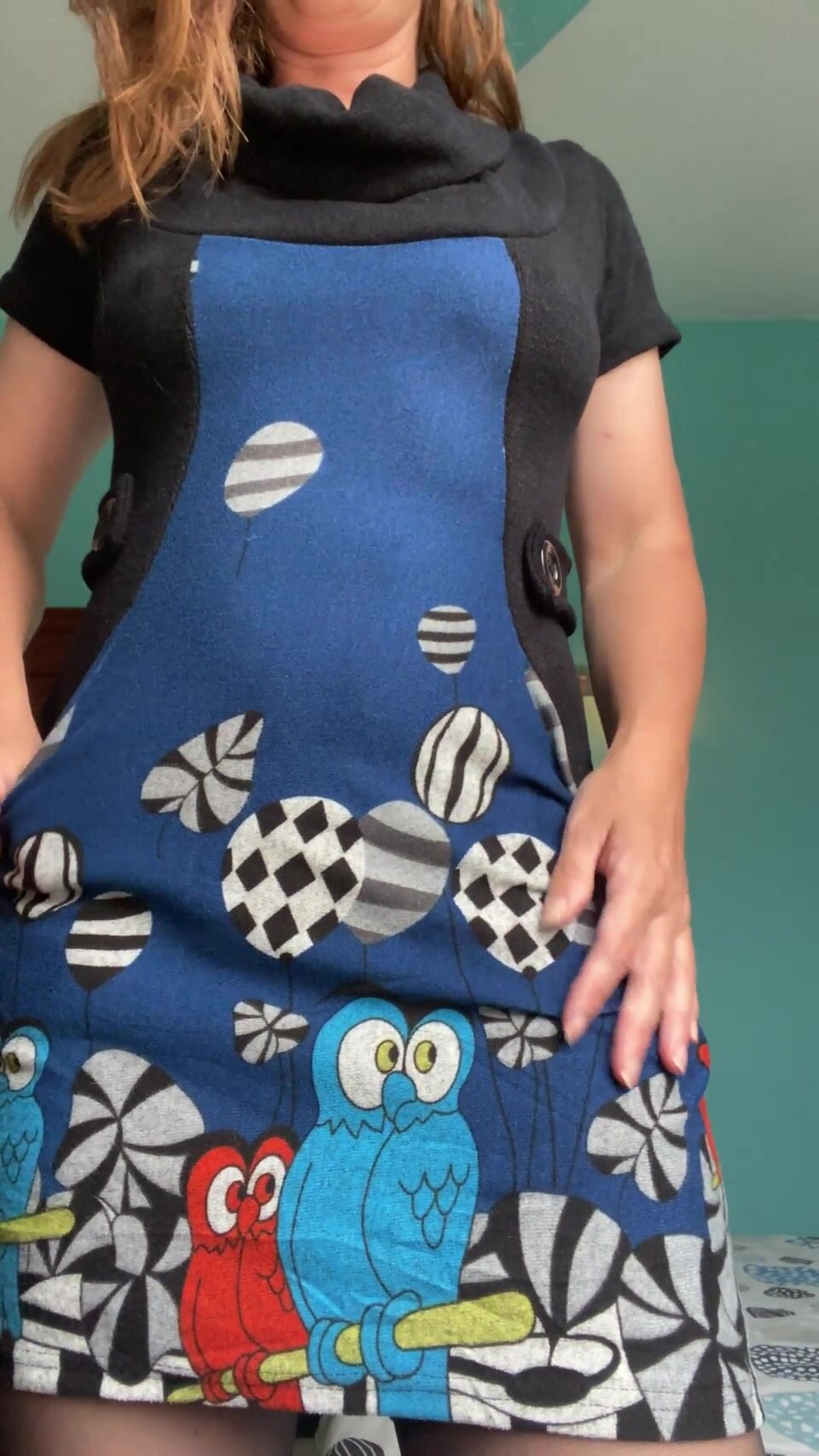 My mature milf body under my dress for work